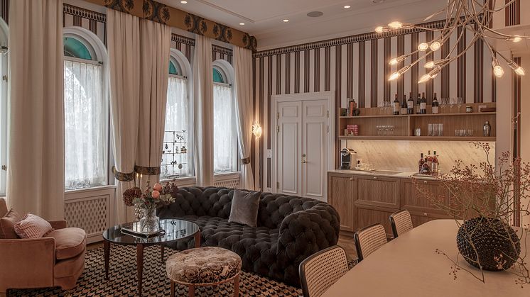 Nya rum och sviter i Bolinderska Palatset. Foto: Grand Hôtel & Andy Liffner