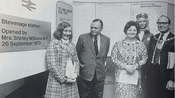 Stevenage station opening