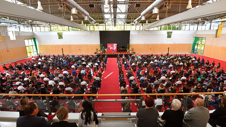 Studieren mit Gehalt: Feierliche Immatrikulation des Matrikels 2022 an der Staatlichen Studienakademie in Glauchau   