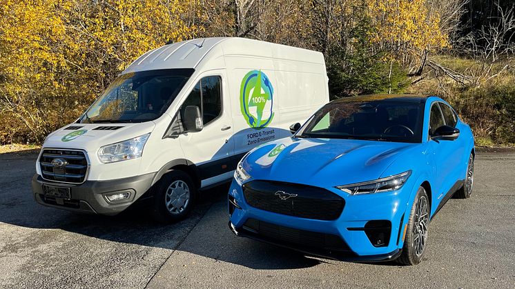 Ford Mustang Mach-E GT og Ford E-Transit 2021