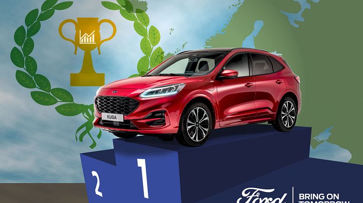 Ford Kuga er Europas mest solgte ladbare hybrid