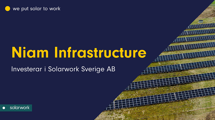Niam Infrastructure investerar i Solarwork