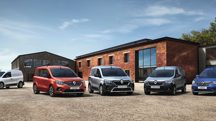 Nye Renault Kangoo og nye Renault Express varebil 