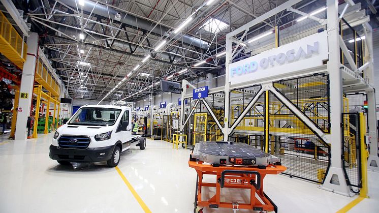 Ford E-Transit produksjonsstart 2022