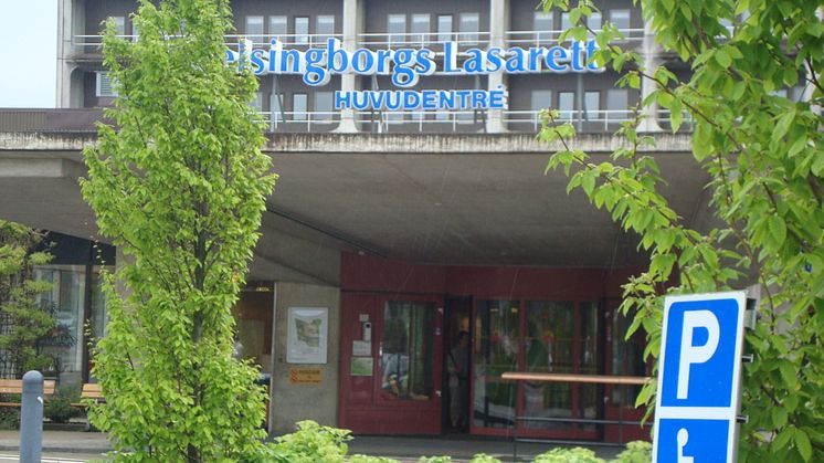 Huvudentré Helsingborgs lasarett