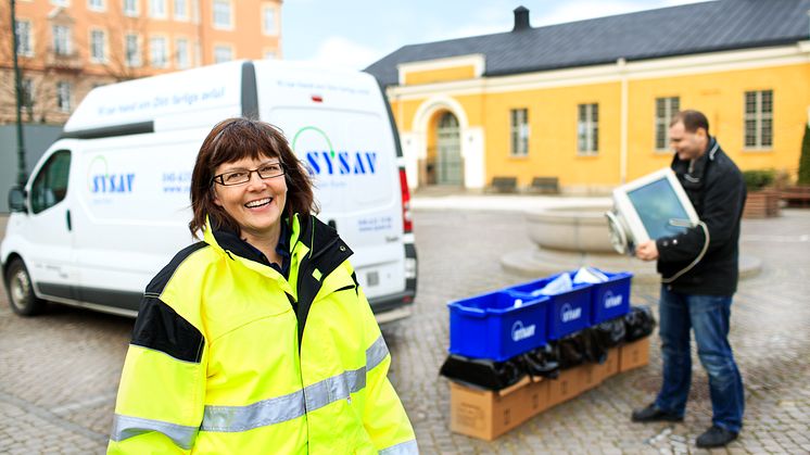 Farligt avfall-bilen rullar i Lunds kommun igen.
