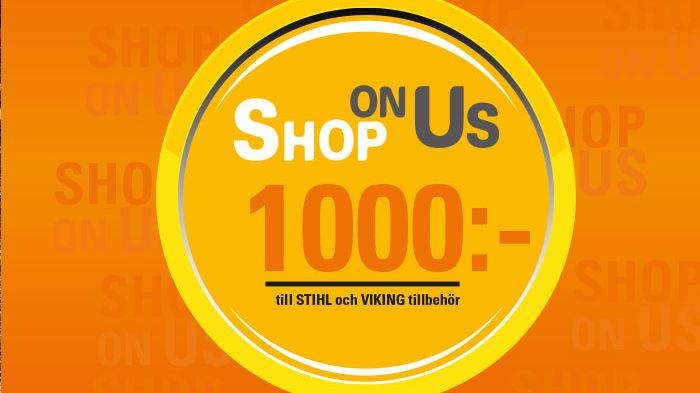 Shop on us