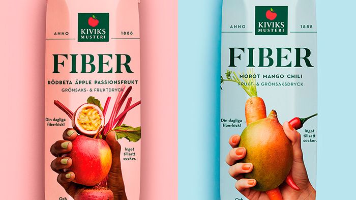 FIBER grönsaks- och fruktdrycker kvadrat