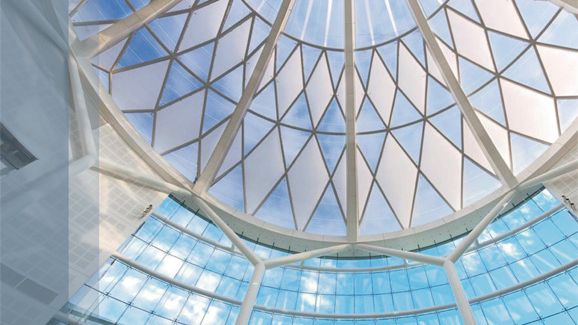 Fläktar från ebm-papst i exklusivt köpcentrum