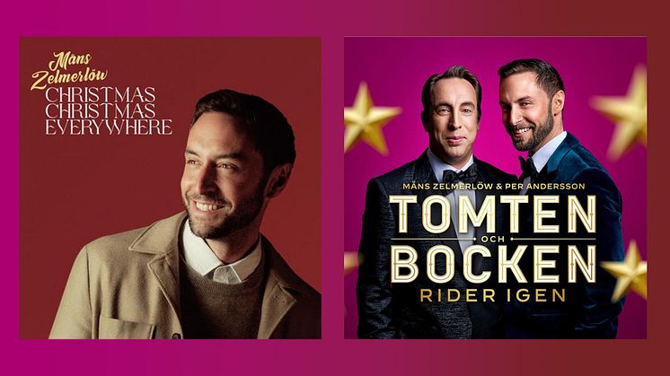 Måns Zelmerlöw släpper julsingel och gör sig redo för showen Tomten & Bocken - rider igen på turné