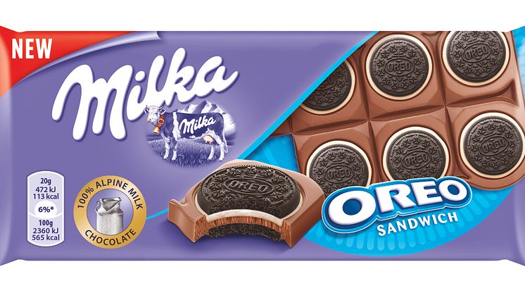 A Ty, z kim tworzysz zgraną parę? Nowa tabliczka Milka z całymi ciastkami Oreo  