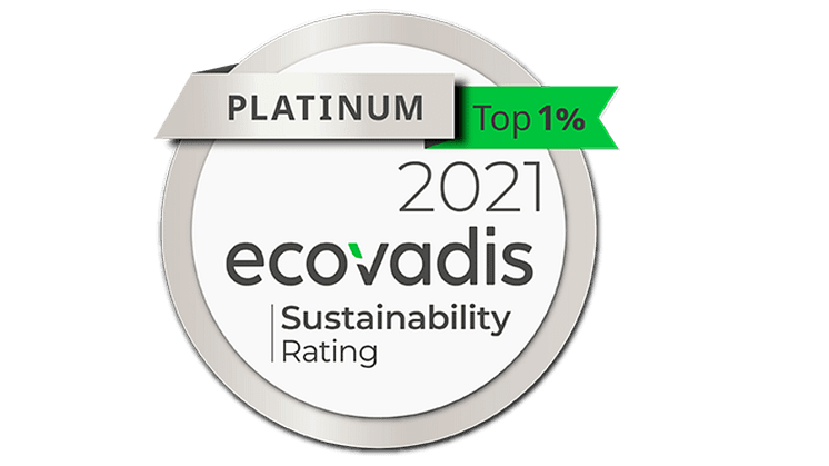 Trioworld awarded with Ecovadis Platinum Sustainability Rating 2021