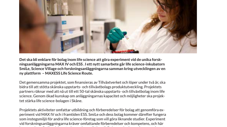 20211102 Skånska life science-bolag får ny ingång till MAX IV och ESS.pdf