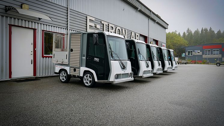 E-TRON AB vann stort ramavtal ﻿avseende eldrivna arbetsfordon till myndighet under Försvarsdepartementet