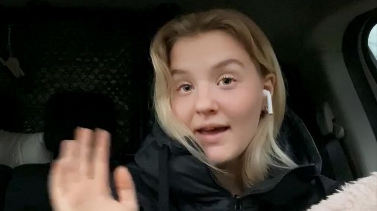 Ella Pettersson är en av sju ambassadörer. Ella går Transportprogrammet på Oscarsgymnasiet i Oskarshamn.