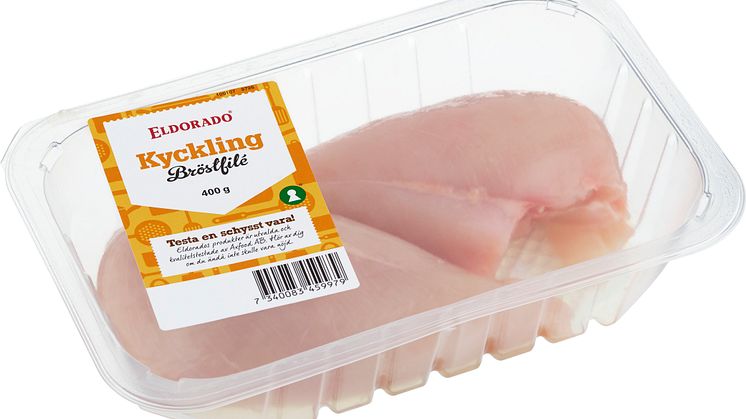 Axfood återkallar tre Eldorado- och en Top Choice Poultry-kycklingprodukter efter påvisad salmonellasmitta