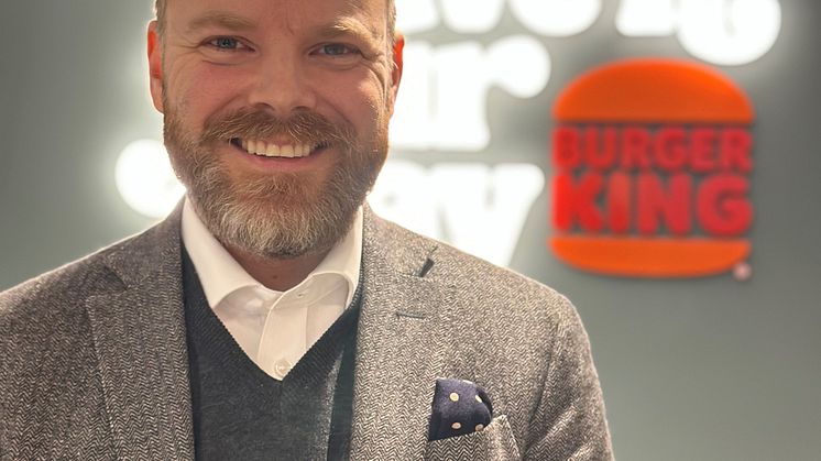Kenneth Lorentzen er ny sjef for Burger King i Norge
