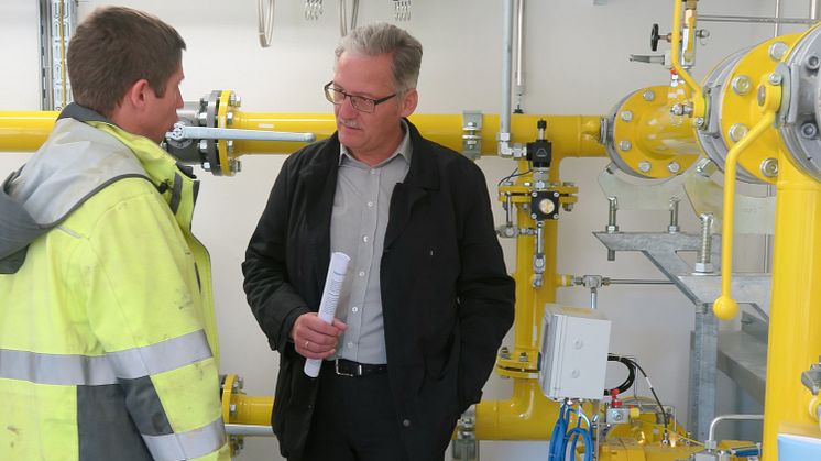 Inbetriebnahme Gasstation Irchenrieth