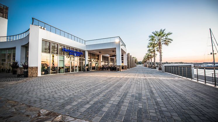 Hi-res image - Karpaz Gate Marina - The Karpaz Gate Marina promenade area features Hemingway's Resto-Bar