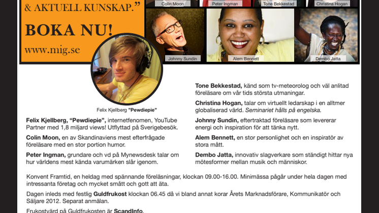 Konvent Framtid, Göteborg, 6 september - Colin Moon inledningstalar