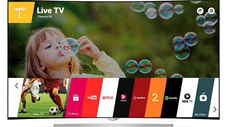 LG OPPDATERER ELDRE SMART-TV-MODELLER MED SISTE VERSJON AV WEBOS