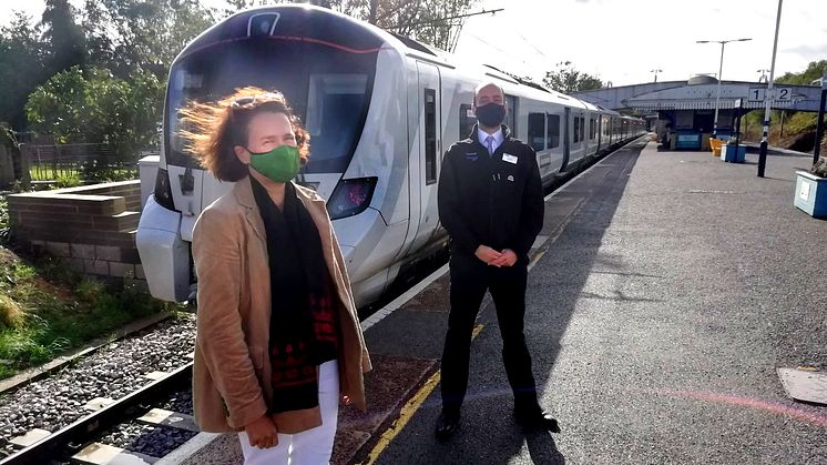 New Moorgate trains have already generated enough electricity to power all the homes of Welwyn and Hatfield Borough for a month. Catherine West MP came to see for herself with and Great Northern MD Tom Moran