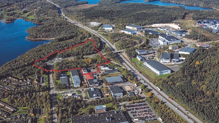 Nu finns ett förslag på hur det näringslivsstrategiskt intressanta Mölnlyckemotet kan bli mer välkomnande och utvecklas med fler företag och en bättre trafiklösning. Bild: Härryda kommun