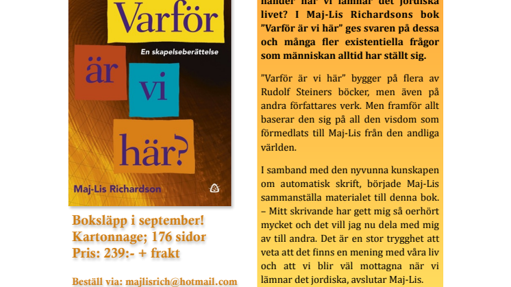 Varför är vi här?