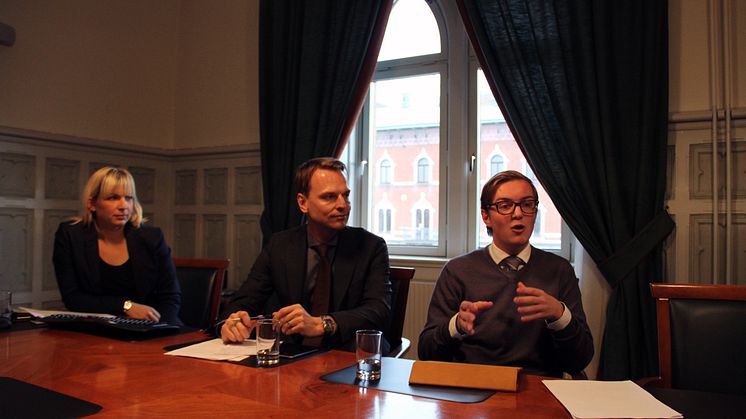 Presskonferens om Sveriges matstad