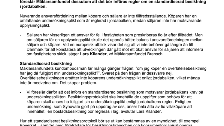 Se över reglerna i jordabalken