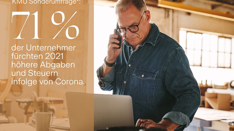 Unternehmer fürchten 2021 höhere Abgaben und Steuern infolge der Corona Schuldenbelastung