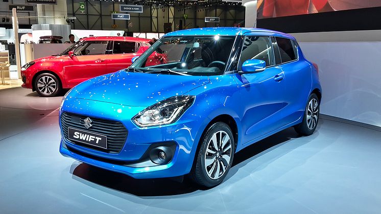 Suzuki viste den helt nye Swift frem på årets biludstilling i Geneve. Den forventes til landet i løbet af juni måned.