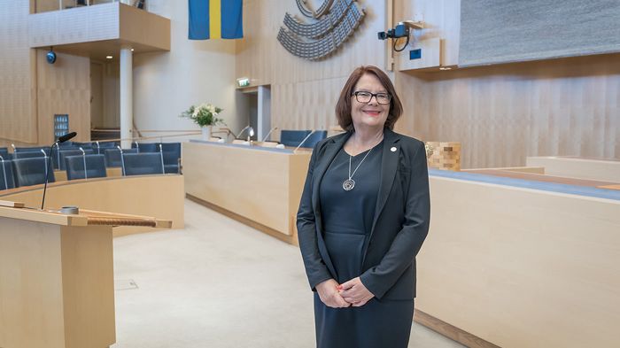 Andre vice talman Lotta Johnsson Fornarve (V) besöker Värmland 23 och 24 augusti. Foto: Anders Löwdin/Sveriges riksdag.