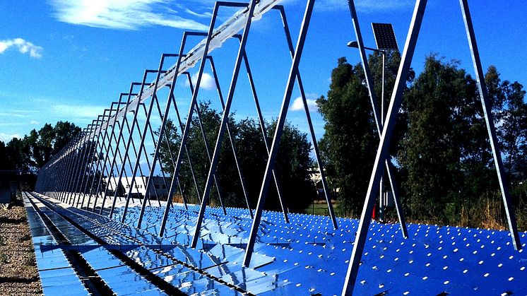 Fresnel mirror solar collector  by Elianto Solar Concentrating Power (Italy)