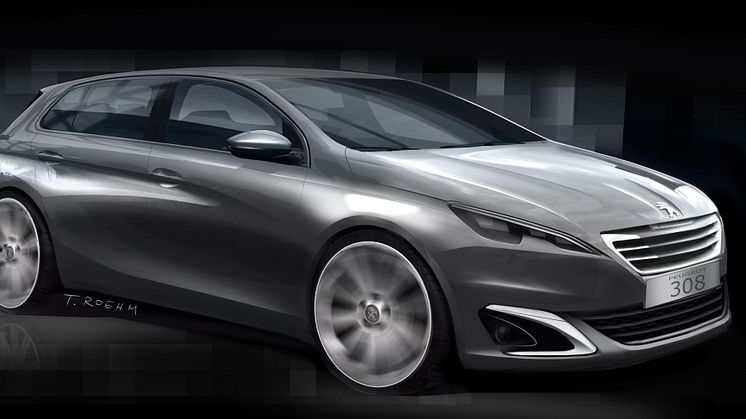 Nya Peugeot 308 - en elegant och modern sedan