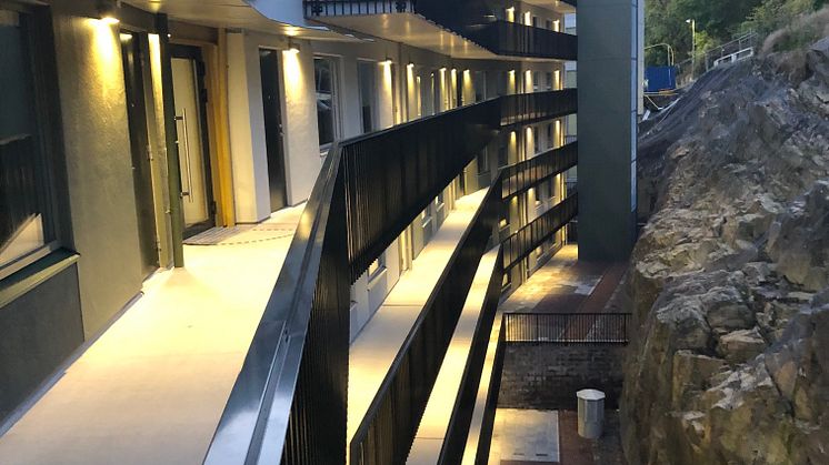 Godhems Backe exteriör belysning