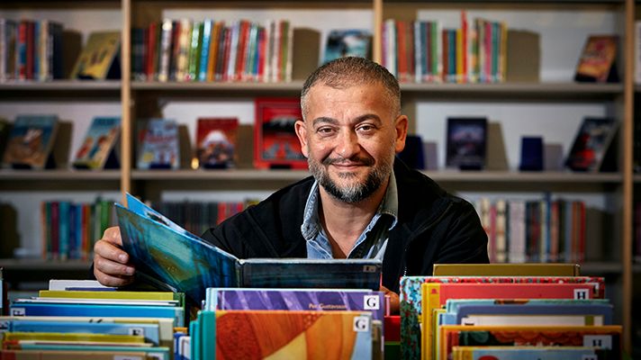 Bagir Kwiek, läsambassadör Kulturrådet, medverkar i Bokmässans biblioteksprogram. / Foto: Anna von Brömssen.