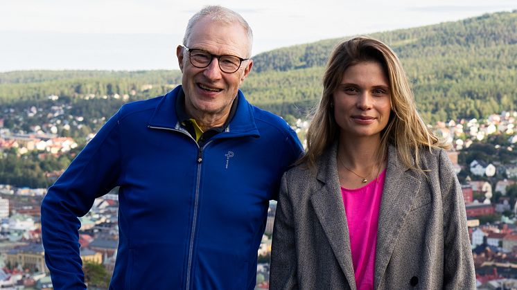 Stig Wiklund och Olivia Åsberg