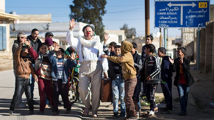 Nour el Refai och Clowner utan Gränser i Jordanien