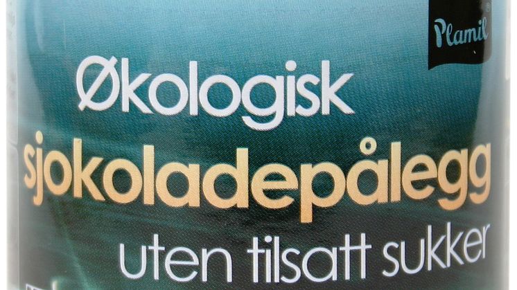 Plamil sjokoladepålegg melkefri uten sukker økologisk