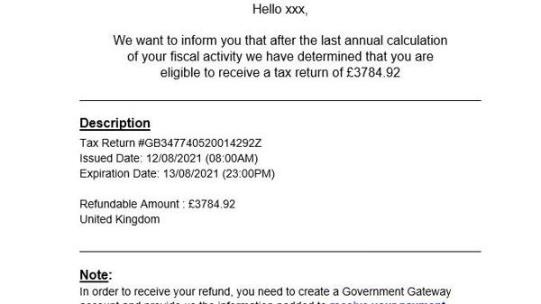 Tax Rebate scam 2.JPG