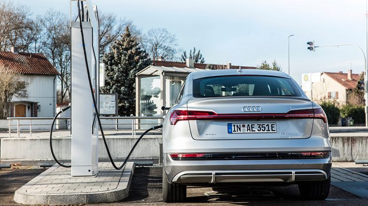 Audi opladningsinfrastruktur på fabrikslokationer