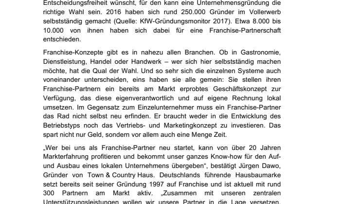 Chef werden statt angestellt sein: Diese Vor- und Nachteile bietet Franchise 