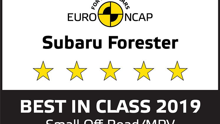 Subaru forester e-Boxer kåret til "Bedst i klassen 2019"