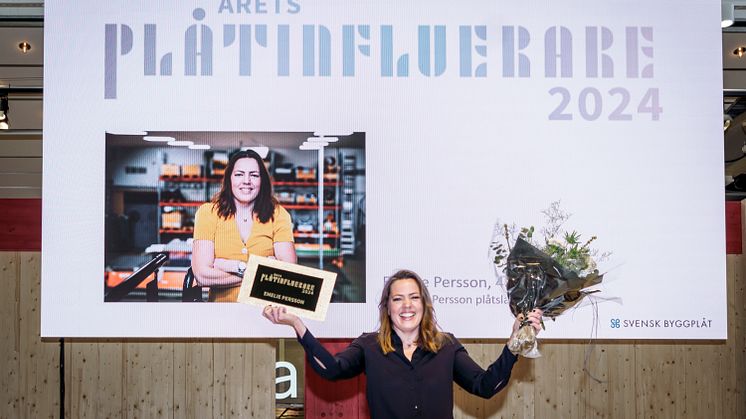 Emelie Persson, Årets Plåtinfluerare 2024
