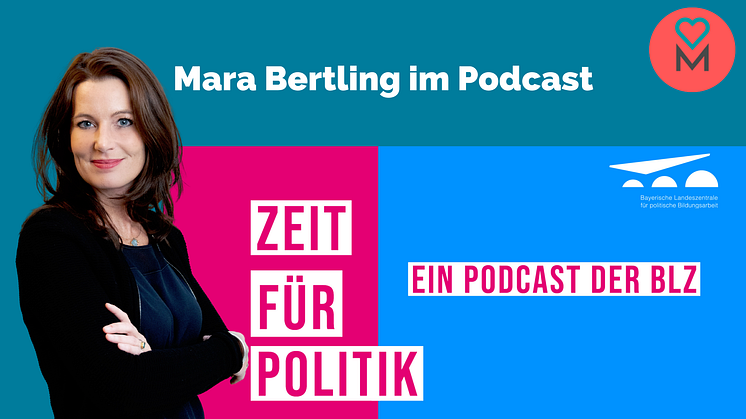Mara Bertling, Gründerin und Geschäftsführerin von DEIN MÜNCHEN spricht über ihre Arbeit im Podcast der Bayerischen Landeszentrale für politische Bildungsarbeit