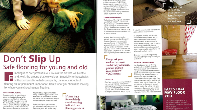 Evorich Flooring Group Featured on Home Fix's Magazine