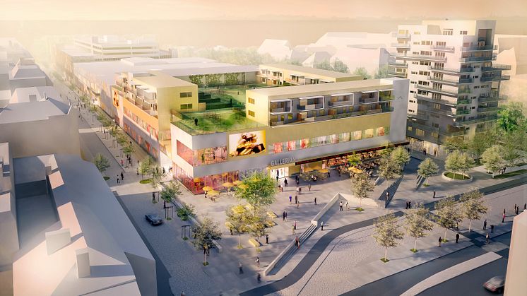 Galleria Boulevard Kristianstad, visionsbild