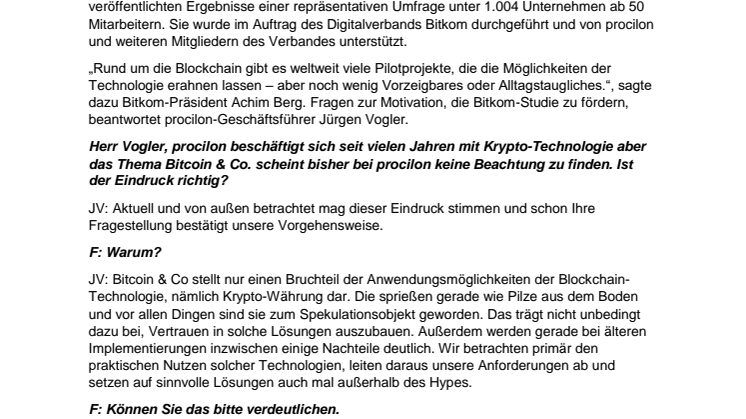 Blockchain – Hype oder Zukunftstechnologie