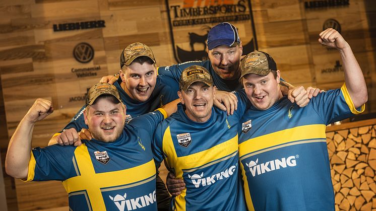 Det svenska landslaget representeras av Calle Svadling, Johannes Eriksson, Daniel Andersson, Hans-Ove Hansson och Pontus Skye
